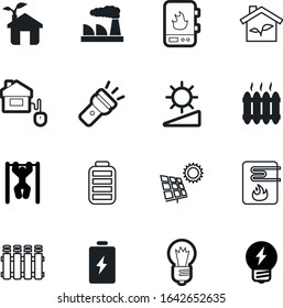 energy vector icon set such as: sunlight, solar, electronic, lite, service, summer, one, auto, heavy, body, view, collection, health, full, open, accumulator, cold, refinery, bar, minus
