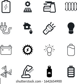 conjunto de iconos de vectores de energía como: salud, innovación, círculo, avance, escritorio, trabajo, interior, fitness, mobiliario, temperatura, nuclear, emergencia, pequeño, fuera de estación, vintage, medios, generación