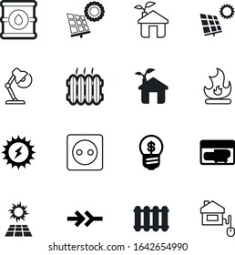 energy vector icon set such as: device, flash, hot, bolt, cargo, mobile, click, success, button, burn, wood, web, drum, idea, emergency, currency, table, container, outlet, breakthrough, open