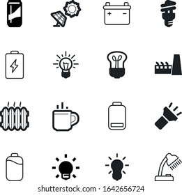 energy vector icon set such as: real, nuclear, company, emergency, bottle, airport, soda, multimedia, table, decaf, element, ecology, inspiration, restaurant, decoration, product, bean, warm, can
