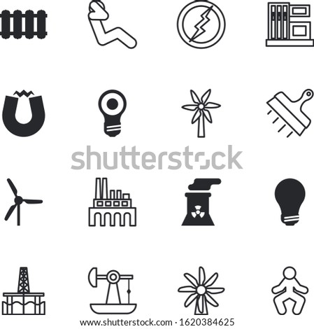 energy vector icon set such as: voltage, horseshoe, well, pollution, plumbing, car, contemporary, interior, generation, diesel, blue, storage, home, deepwater, temperature, drawing, heater, landscape