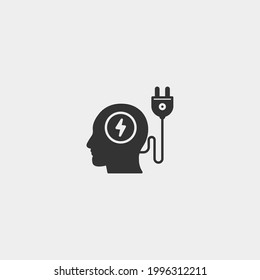 Energy vector icon for web and design