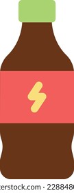 ilustración del vector de energía en un fondo transparente. Símbolos de calidad superior. Iconos vectoriales de glifos para diseño de conceptos y gráficos.