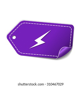 Energy Violet Vector Icon Design