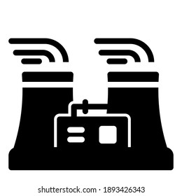 energy waste icon logo or illustration with solid stroke style vector design. perfect use for web, mobile app, pattern, design etc.