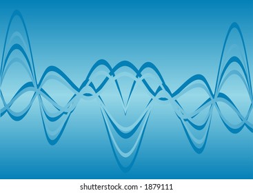 Energy waves symbol design background
