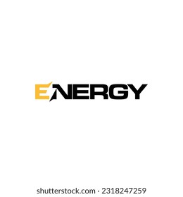 
Energy wordmark logo icon vector template.eps