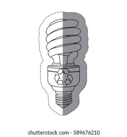 energy-saving light bulbs icon, vector illustration design