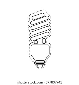 energy-saving light bulbs icon, vector illustration design