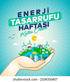 Enerji Tasarrufu Haftasi Translation: Energy Saving Week.