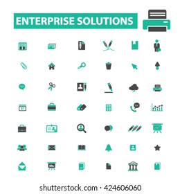 enerprise solutions icons
