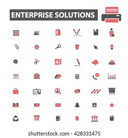 enerprise solutions icons
