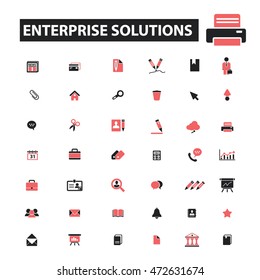 iconos de soluciones de energía
