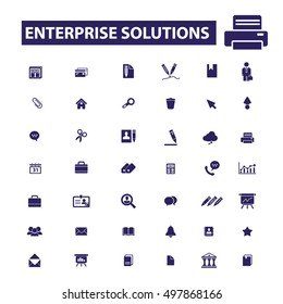 enerprise solutions icons
