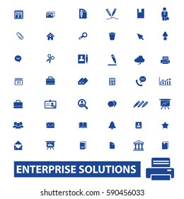 enerprise solutions icons
