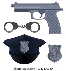 Enforcement agencies conceptual vector illustration of judge in robes
