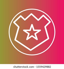  enforcement icon isolated on background
