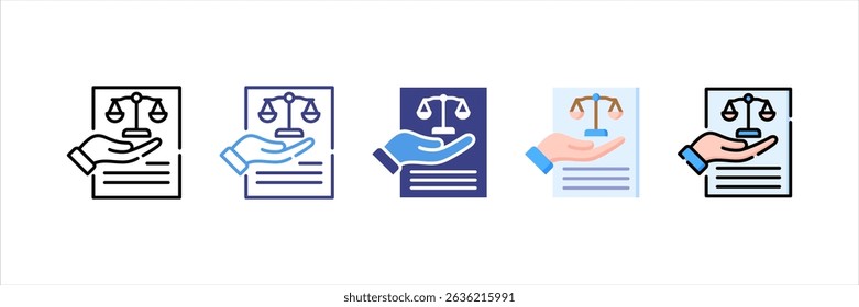 Enforcement Multi Style Icon Set