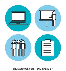 engage business set icons