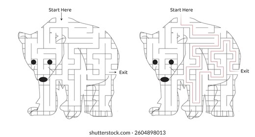 Engage young minds with this fun and educational lion-themed maze for kids! This printable activity features an exciting maze puzzle designed to challenge children’s problem-solving skills. 
