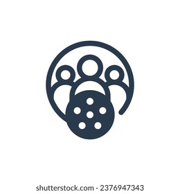 Engaged Pickleball Community Vector Icon Illustration