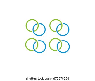 Engaged Ring Infinity Logo Template VII