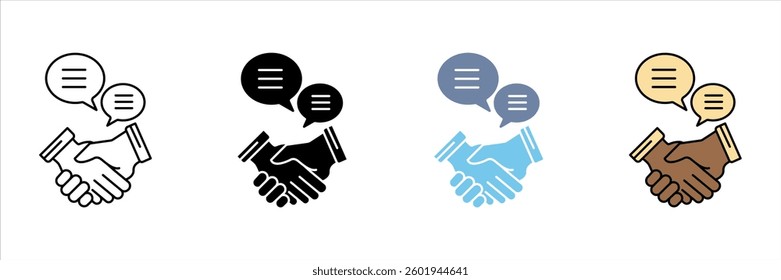 engagement concept line icon. Simple element illustration.