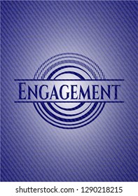 Engagement with denim texture