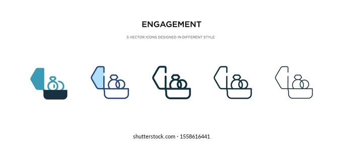 engagement icon in different style vector illustration. two colored and black engagement vector icons designed in filled, outline, line and stroke style can be used for web, mobile, ui