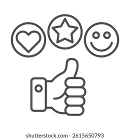 Engagement Icon Element For Design