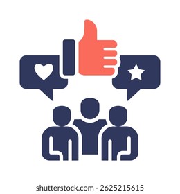 Engagement Icon Element for Design