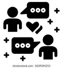Engagement Icon Element For Design