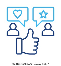 Engagement Icon Element For Design