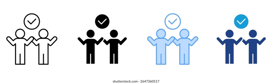 Engagement Icon Set Multiple Style Collection