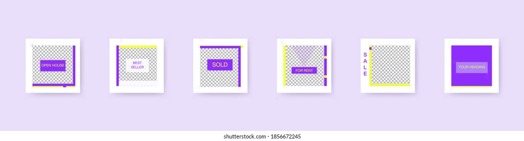 Engagement Post Templates for social  media . Minimal. Concept.