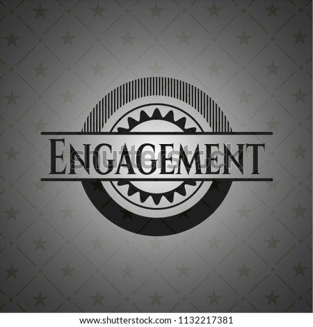 Engagement realistic dark emblem