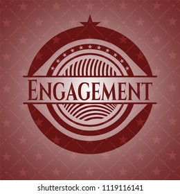 Engagement red emblem