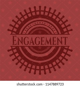 Engagement red emblem