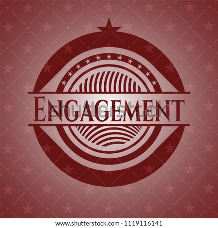 Engagement red emblem