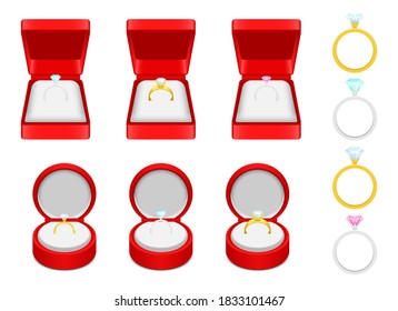 Engagement ring vector design illustration isolated on white background