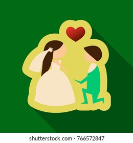Engagement ring wedding bride offer hands and hearts the gift of love. Retro style pop art