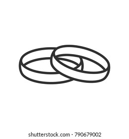 Wedding Ring Outline Images, Stock Photos & Vectors | Shutterstock