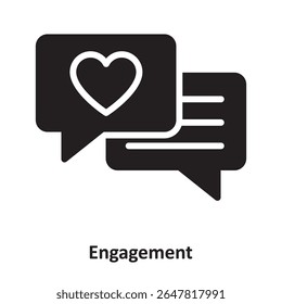 Engagement Vector Icon which can easily modify or edit
