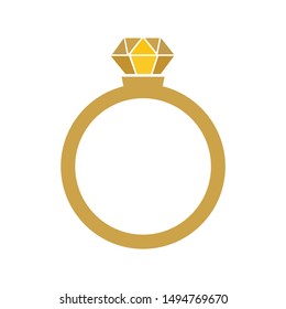 engagement-ring icon. flat illustration of engagement-ring - vector icon. engagement-ring sign symbol