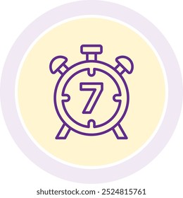 Engaging Countdown Icon Representing Anticipation, Time Management, and Excitement for Events, Perfect for Highlighting Deadlines, Celebrations, and Moments of Waiting