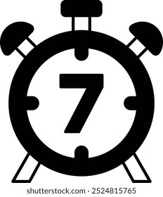 Engaging Countdown Icon Representing Anticipation, Time Management, and Excitement for Events, Perfect for Highlighting Deadlines, Celebrations, and Moments of Waiting