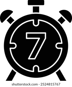 Engaging Countdown Icon Representing Anticipation, Time Management, and Excitement for Events, Perfect for Highlighting Deadlines, Celebrations, and Moments of Waiting