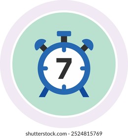 Engaging Countdown Icon Representing Anticipation, Time Management, and Excitement for Events, Perfect for Highlighting Deadlines, Celebrations, and Moments of Waiting