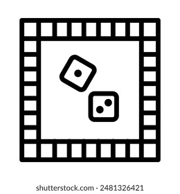 Engaging Family Game Board Icon for Game Nights