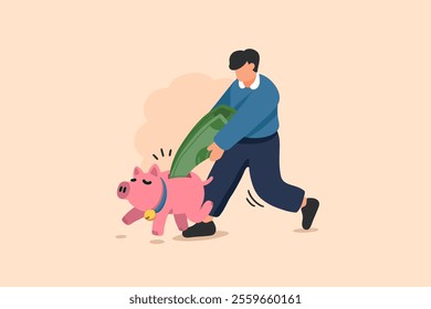 An engaging illustration of a pink piggy bank representing financial savings and smart money management. The playful design highlights budgeting, saving strategies, and personal finance concepts.